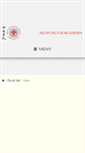 Mobile Screenshot of akupunkturakademin.se